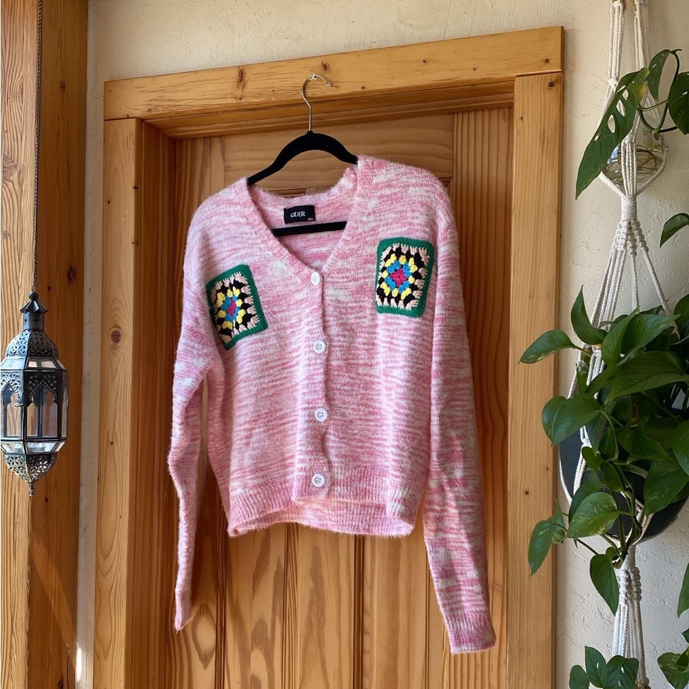 Thrifted Cider Cardigan